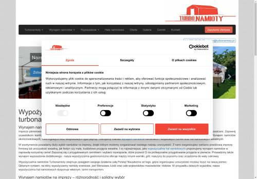 Wypożyczalnia Eventowa Turbonamioty Jakub Jankowski